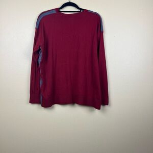NWT Banana Republic Sweatshirt Sweater Pullover Red Gray Size L